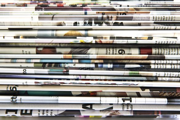 Stack of publications